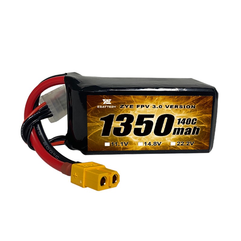 Висока 120C 1350mah 1550mah Lipo батерия за FPV дрон