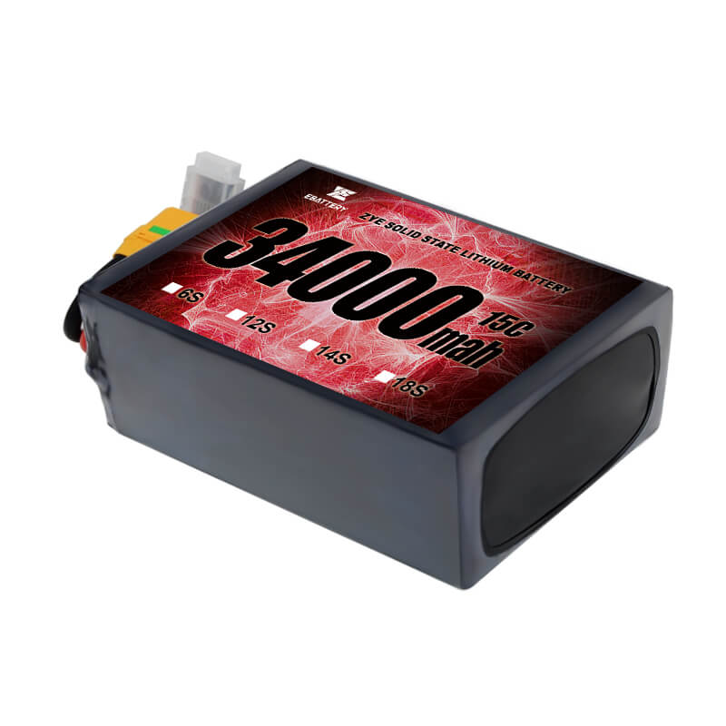 LI HV 34000 Mah 14S твърда батерия