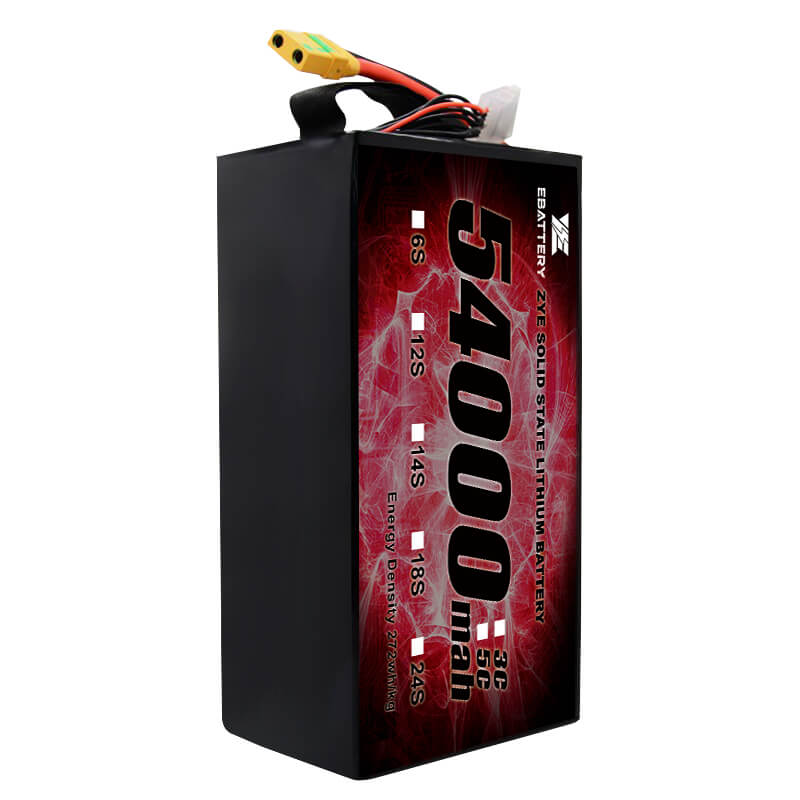Li hv 54000mah 12s твърдо състояние батерия